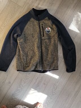 Edmonton Oilers Sweater Fleece Jacket